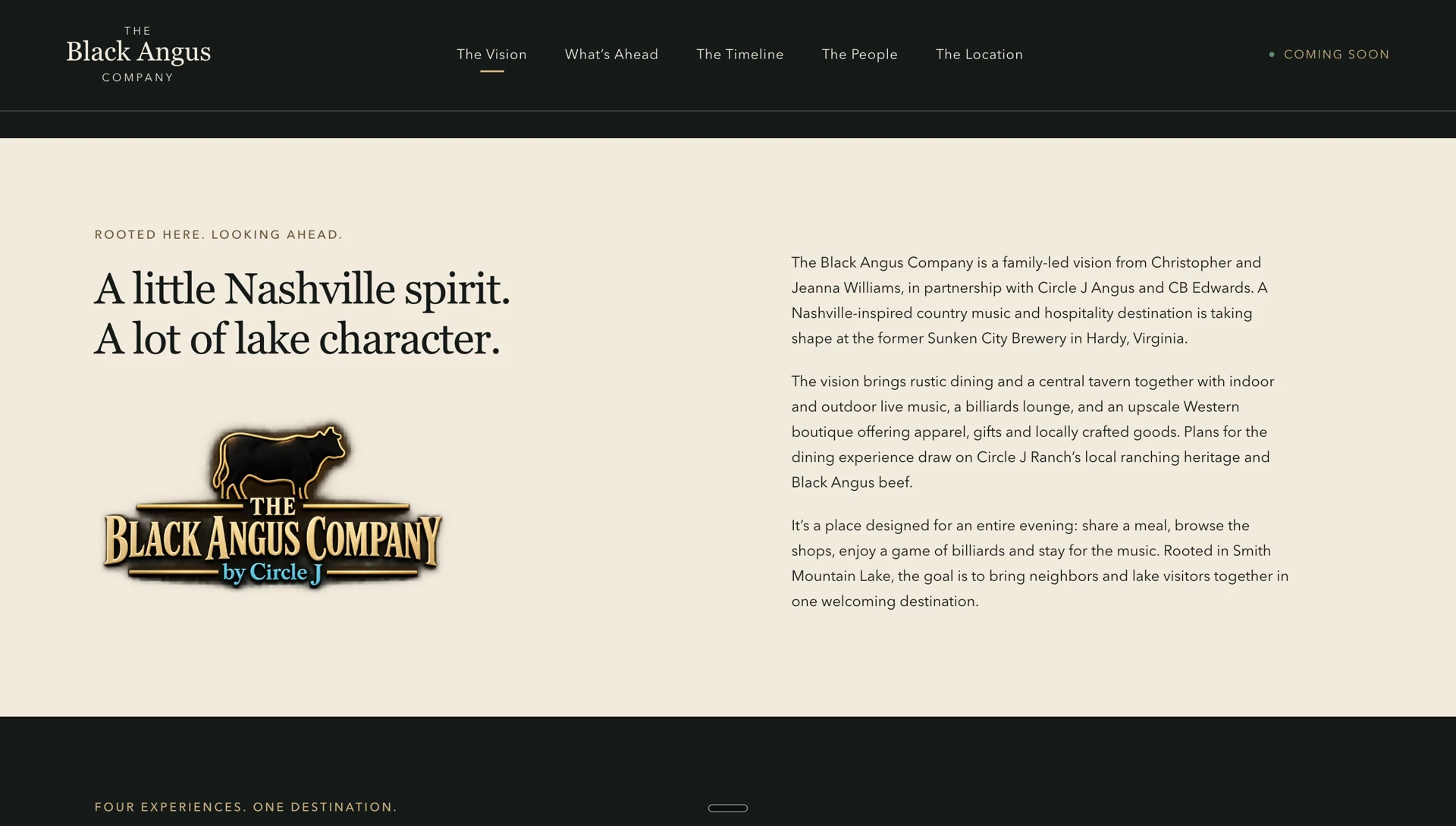 The Black Angus Company: Vision