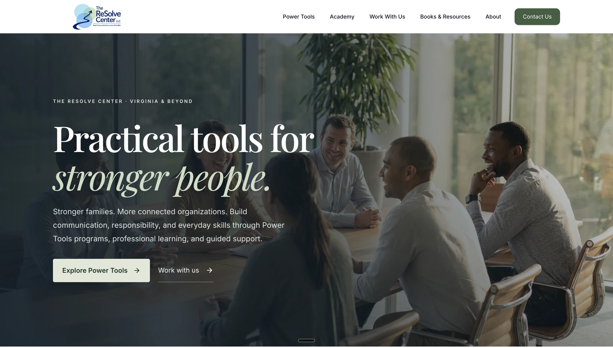The ReSolve Center interface